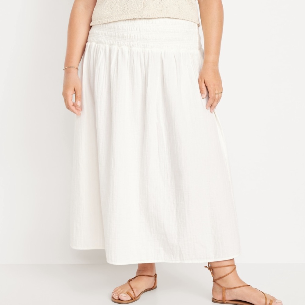 NWT Old Navy Crinkle Gauze Maxi Skirt